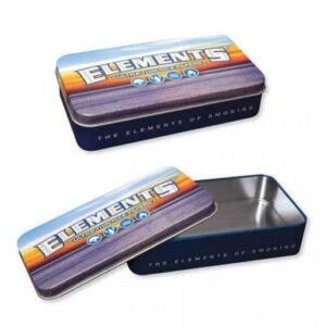 Elements Tin Case - Blue - Red