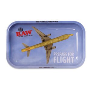 Bandeja RAW Metal Rolling Tray - Flying Small