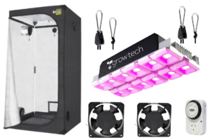 kit indoor carpa garden highpro100x100x200, 600w full spectrum, coolers de 6 , timer mecanico