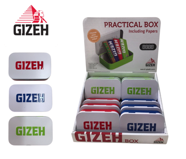 Gizeh - Caja Lata (con 4 papelillos)