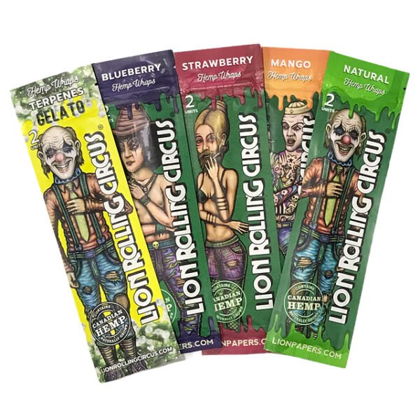 Lion Rolling Circus - Blunt Hemp Varios sabores (x2)