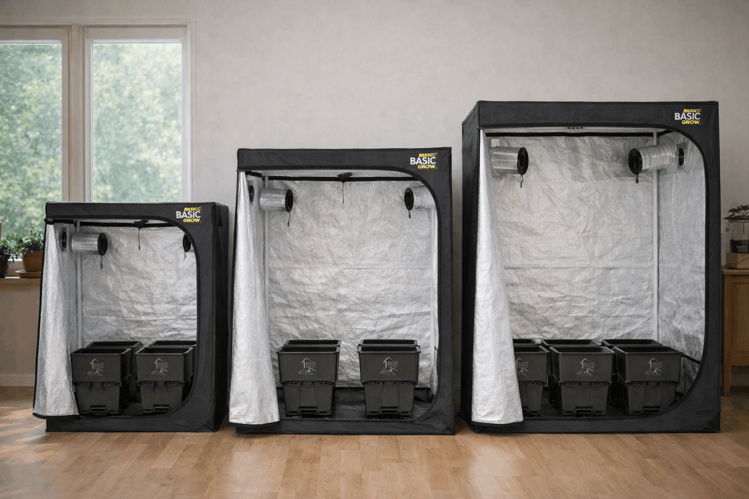 Cantidad de plantas según carpa indoor