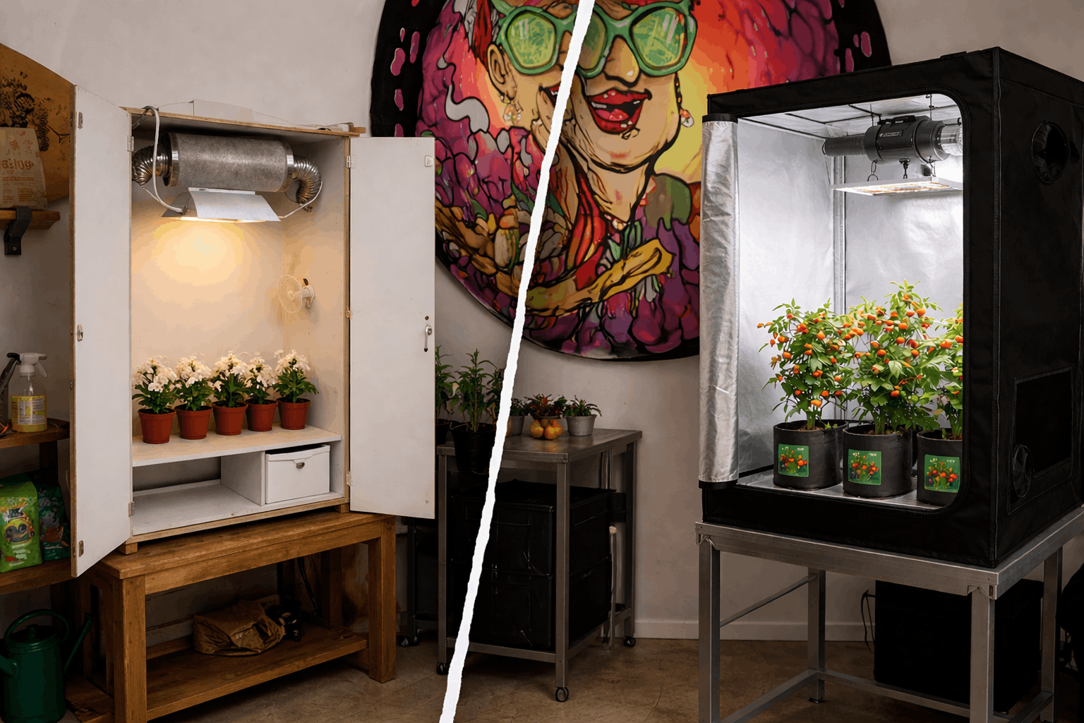 Indoor casero vs profesional